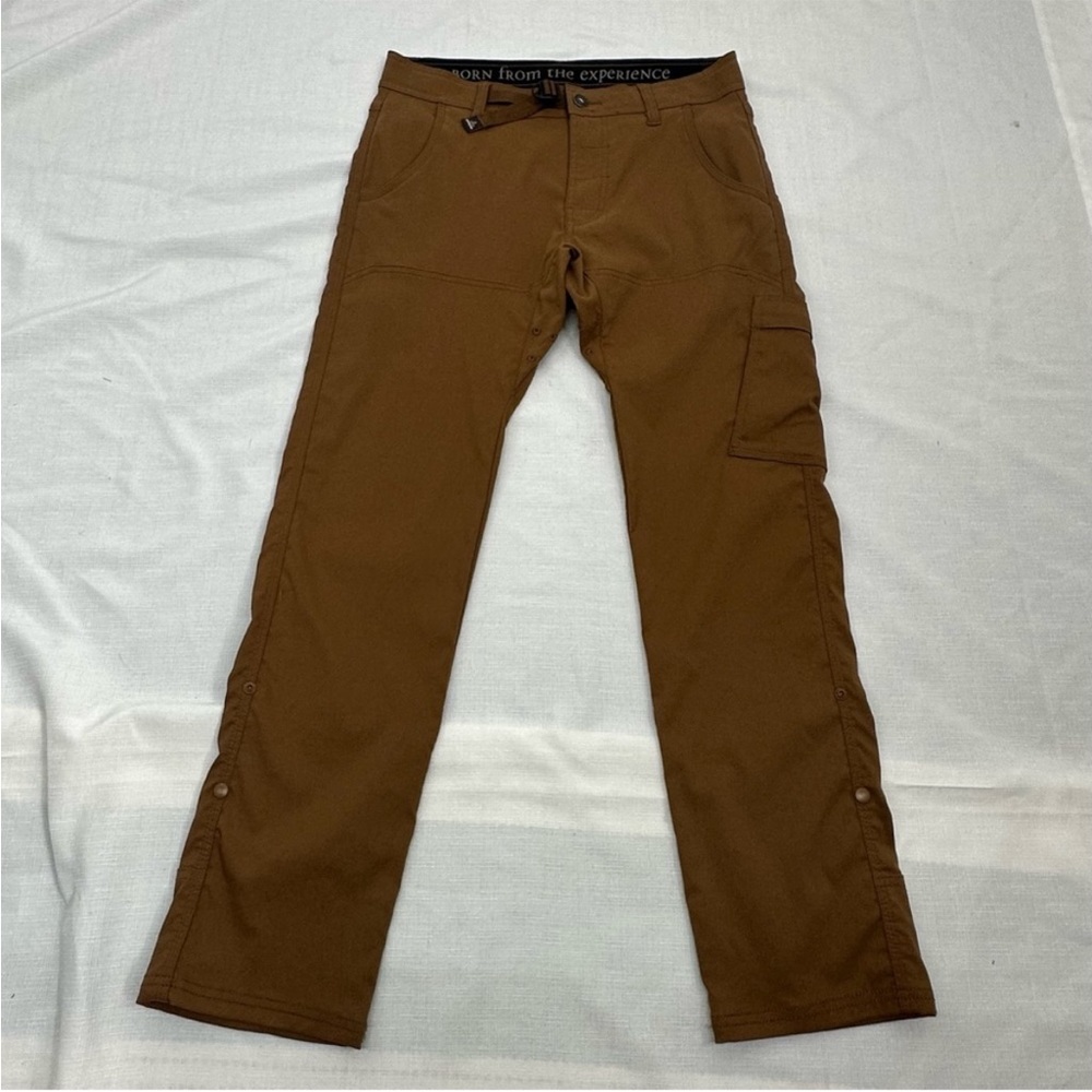 Prana Mens size 30 x 29" Zion Straight Fit Adjustable Length Capri or Pants